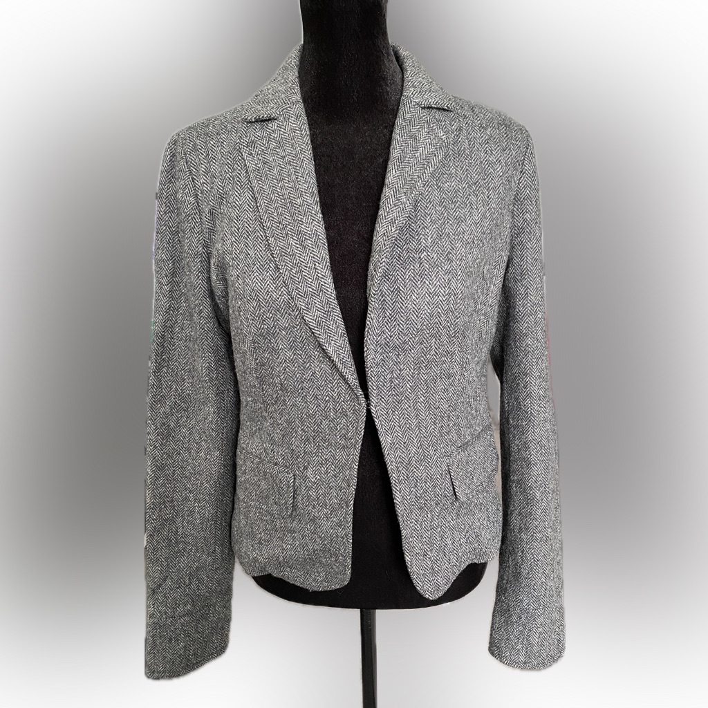 J. Crew Wool Blazer/Suit Jacket - Size 4 - Euc